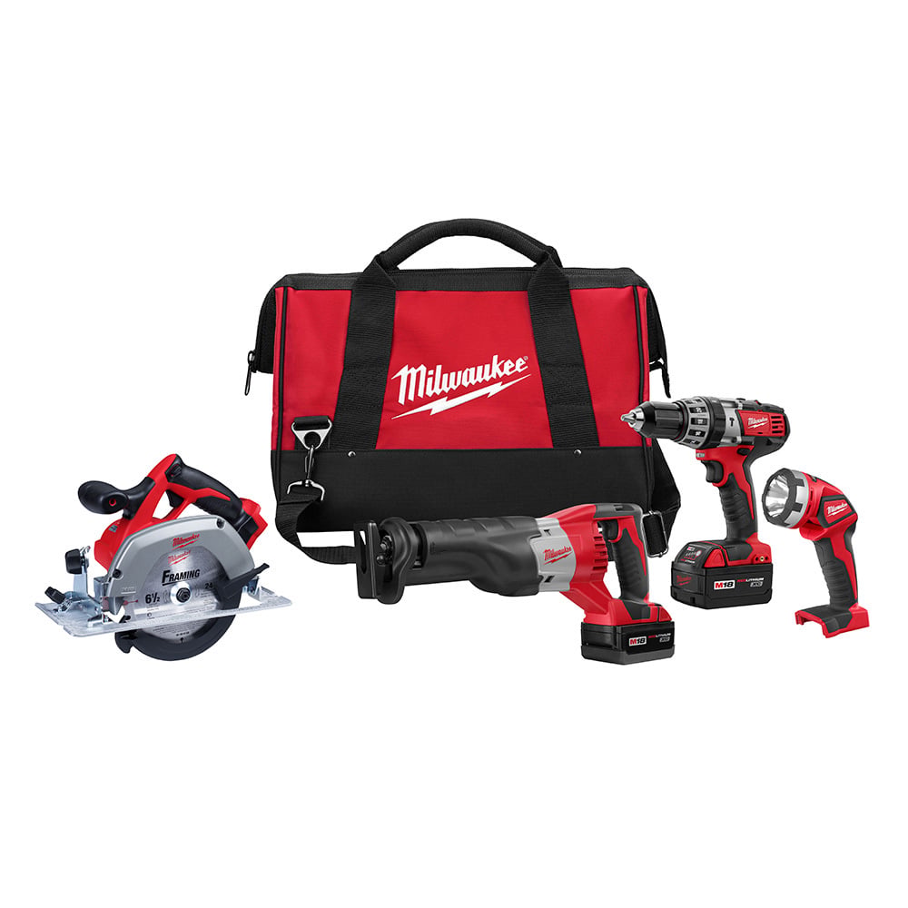 M18 Cordless Lithium-Ion 4-Tool Combo Kit