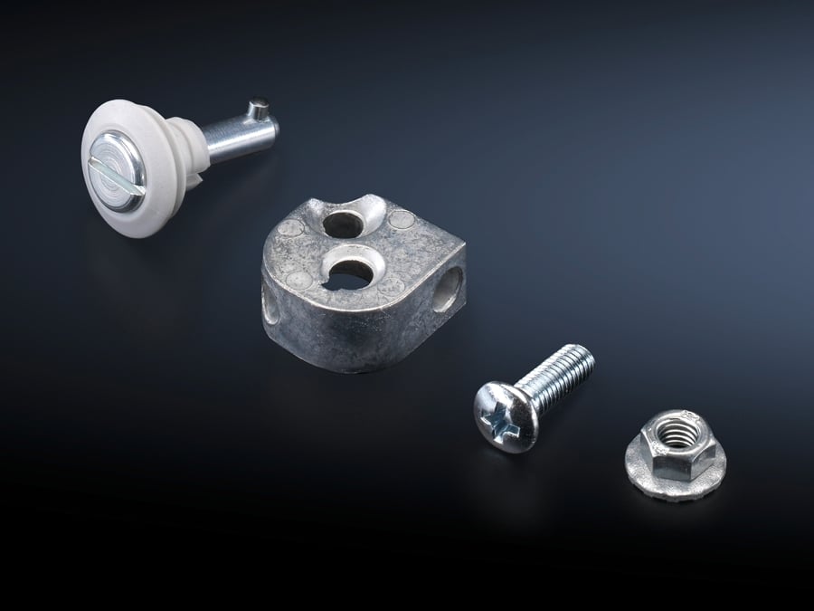 Robust quick-release fasteners save time when performing inspection and maintenance. Fitted in the holes in the cover and enclosure bracket, no drilling required Packaging Unit: 12 pc(s).