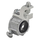 Eaton Crouse-Hinds series HGLS grounding bushing, Rigid/IMC, Aluminum lug, #3/0-6 AWG, Malleable iron, 150C, Threadless, 4", Set screw