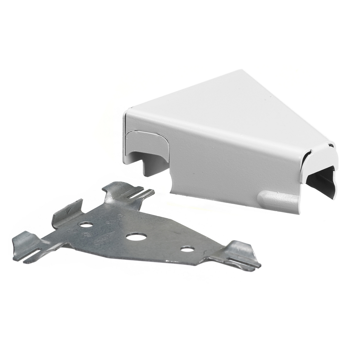 Metal Raceway, Tee Fitting, HBL500/700/750 Series, White