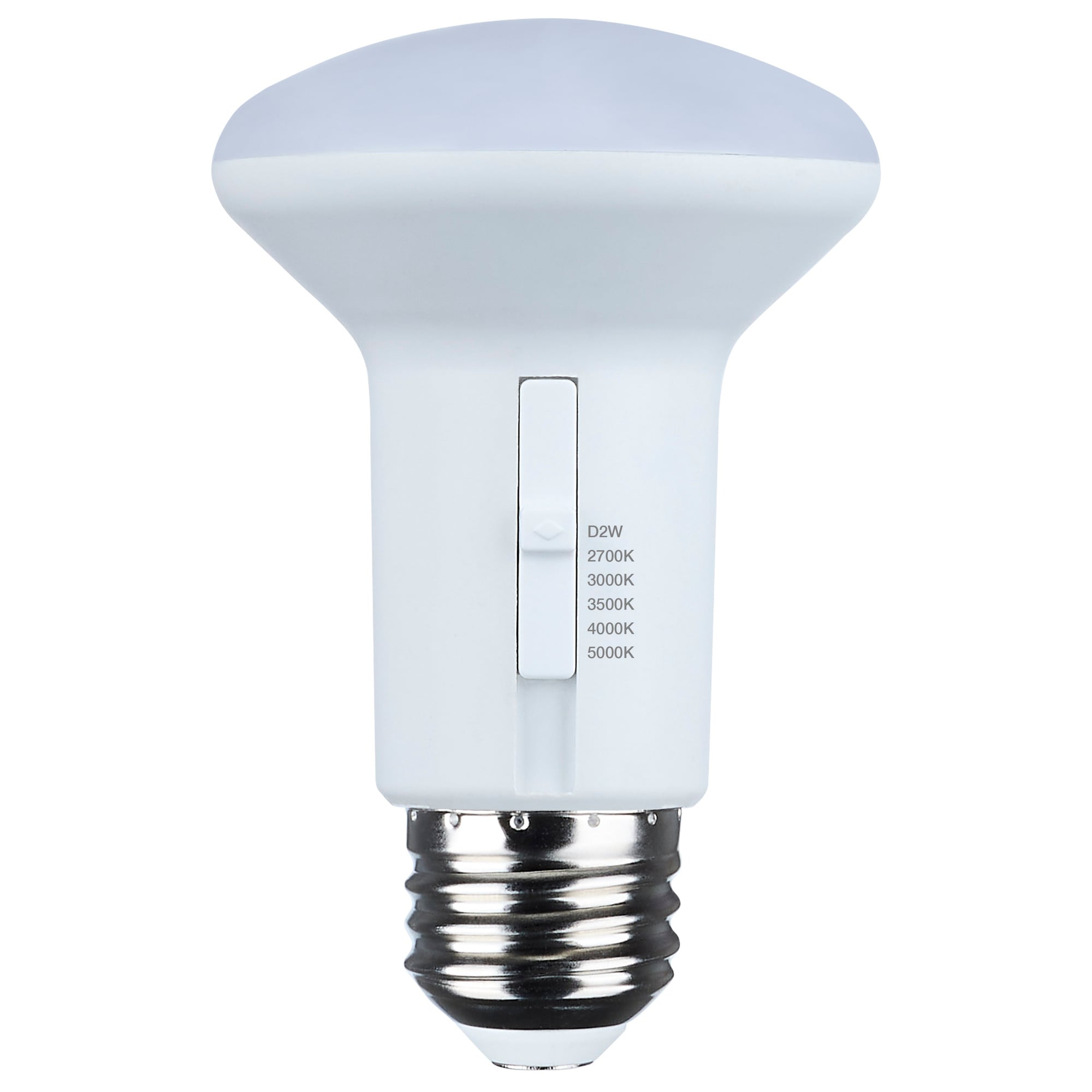 5.8 Watt R20 LED - 27K/30K/35K/40K/50K CCT Selectable - Dim to Warm - White Finish - 120 Volt