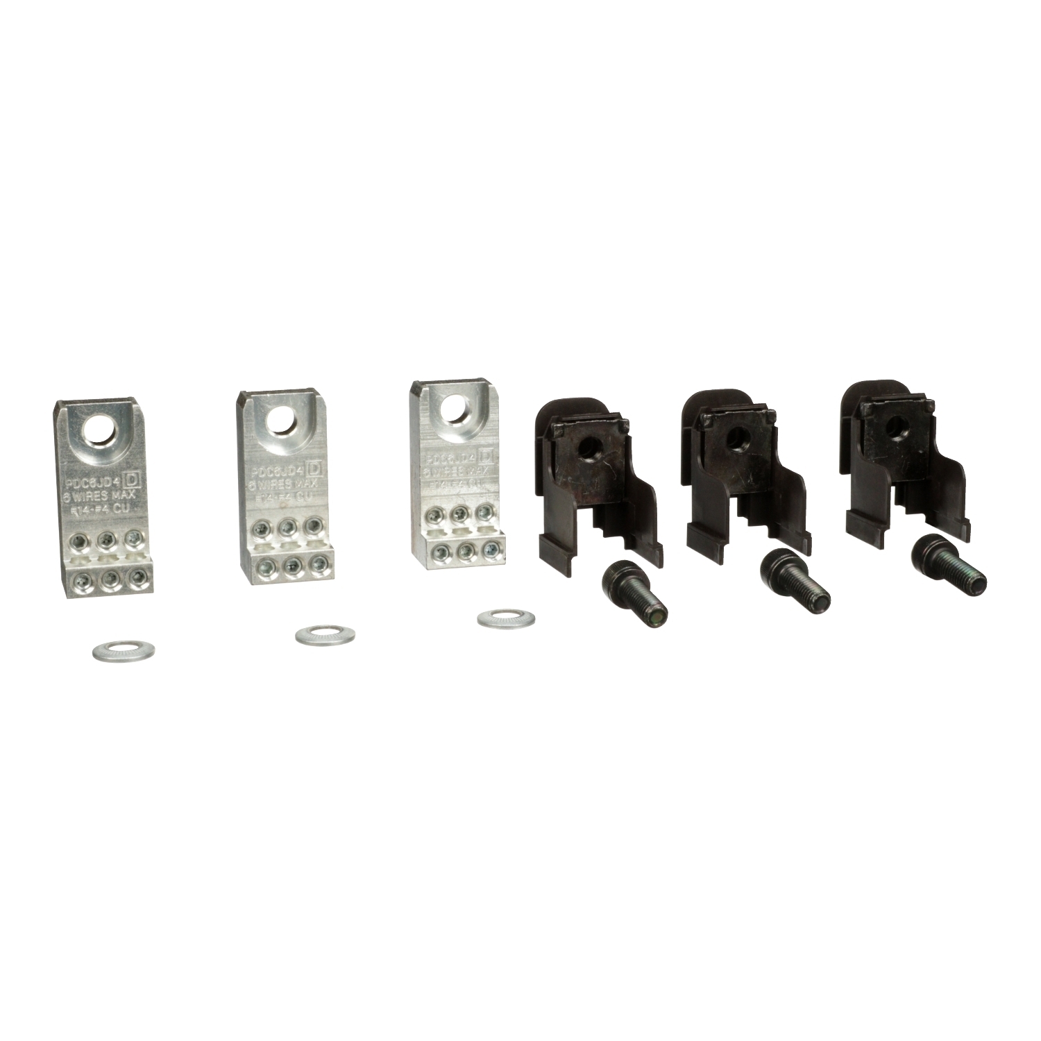 Circuit breaker accessory, PowerPacT J, connector, power distribution, 150A to 250A, qty 3