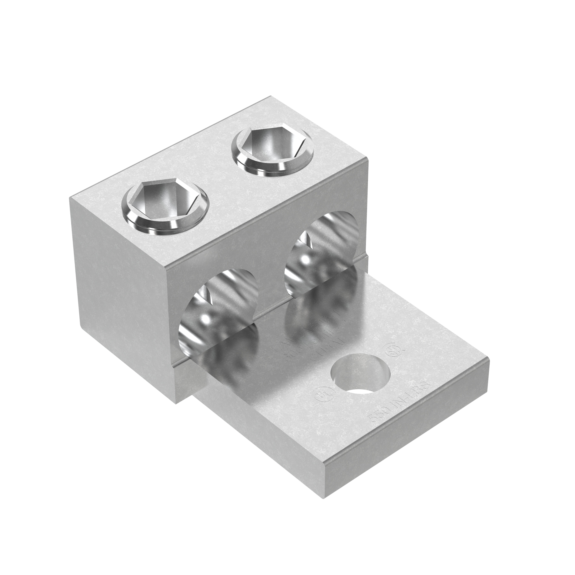 Aluminum Mechanical Lug, 1 Hole, 2 Barre