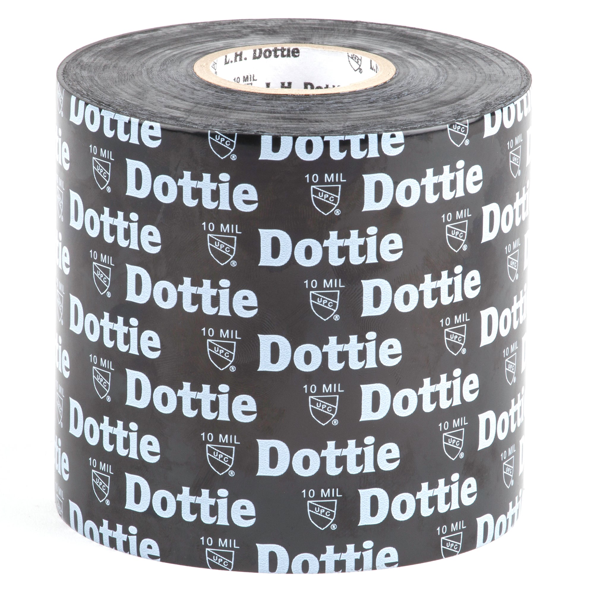 Pipe Wrap, Polyvinyl Chloride material, 100 ft. length, 4 in. width, 10 mil. thickness, Rubber Resin backing material