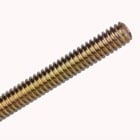 Rod, Continuous Threaded, Rod Size 3/8 Inch - 16, Length 10 Feet, Ultimate Load 1,900 Pounds, Galvanized Steel