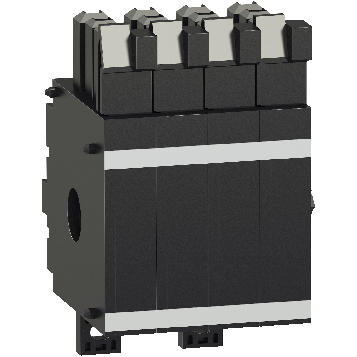 ON/OFF (OF) indication contact block, MasterPact MTZ2/MTZ3, 4 changeover contacts, standard, 6A/240VAC, spare part