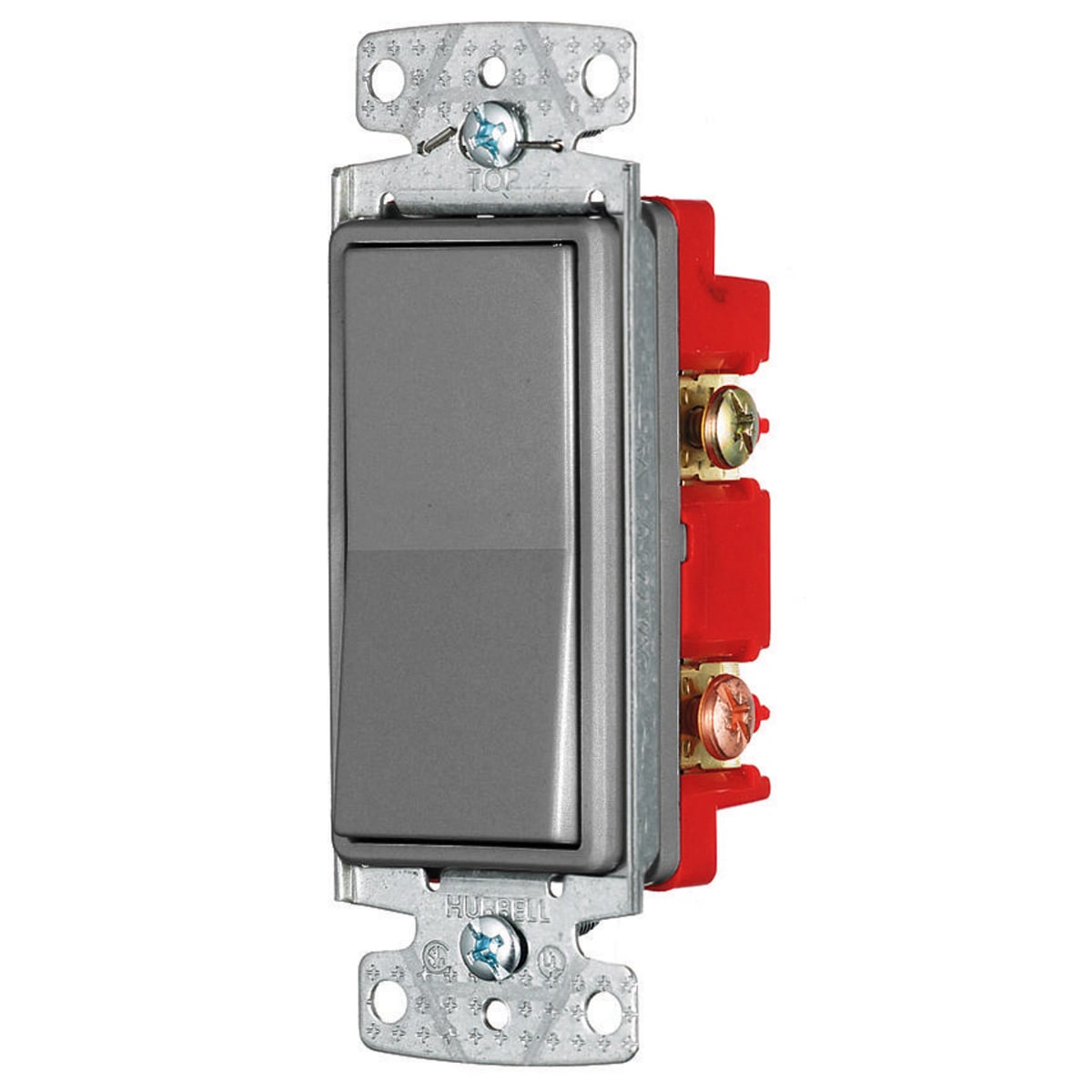 TradeSelect, Switches and Lighting Controls, Decorator Switch, Residential Grade, Rocker Switch, General Purpose AC, Four Way, 15A 120/277V AC, Push Back