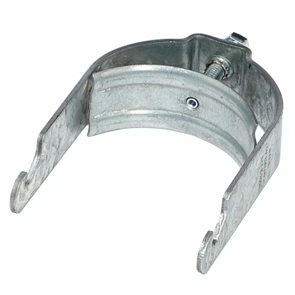Eaton B-Line series strut mounting bracket, Conduit and cable, 0.527lbs, Conduit size: 3" EMT/Rigid, Conduit and cable clamps, 3.06" Max mount size, 3.626" Min, 350 lbs load capacity, Stainless steel type 316