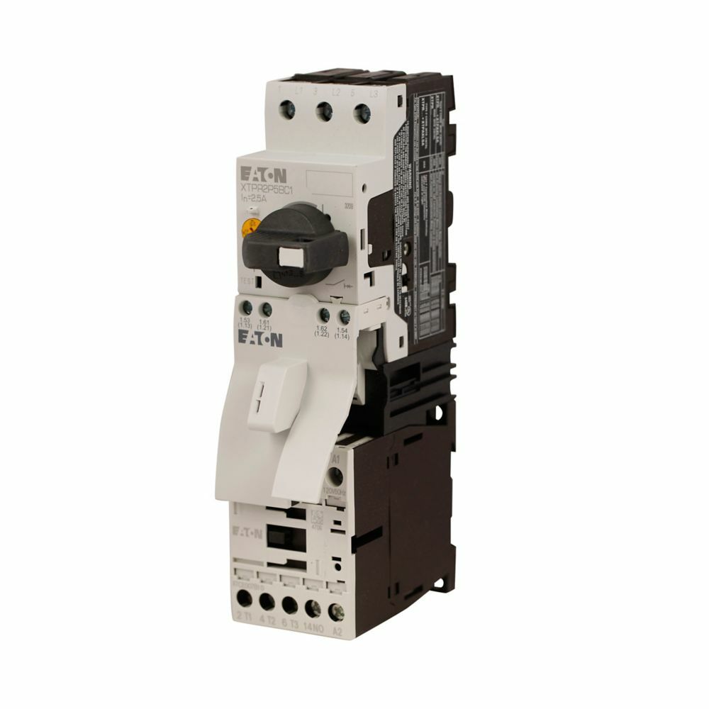 Eaton XT IEC FVNR Manual Motor Controller, 1.6A, 45 mm Frame size, 24V 50/60 Hz coil,24 Vdc
