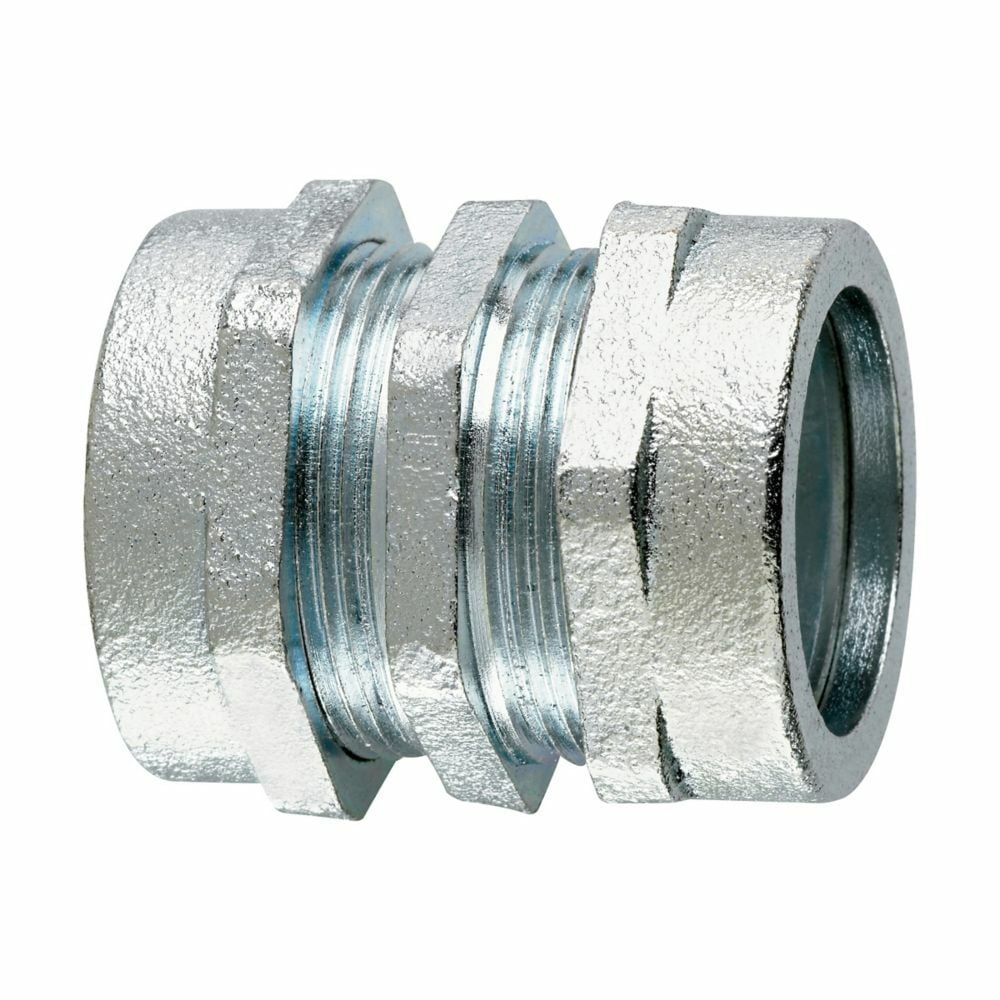 Eaton Crouse-Hinds series CPR compression coupling, Rigid/IMC, Malleable iron, Compression type, 3/4"