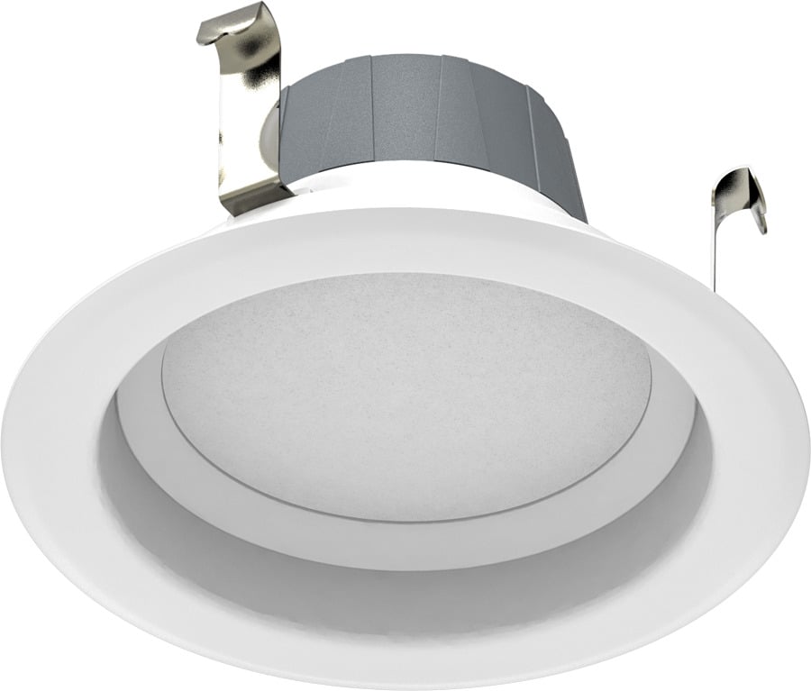 Down LightRes 4 Inch Round 8W,800Lm, Base E26, 80CRI, 3000k, 120V Smooth