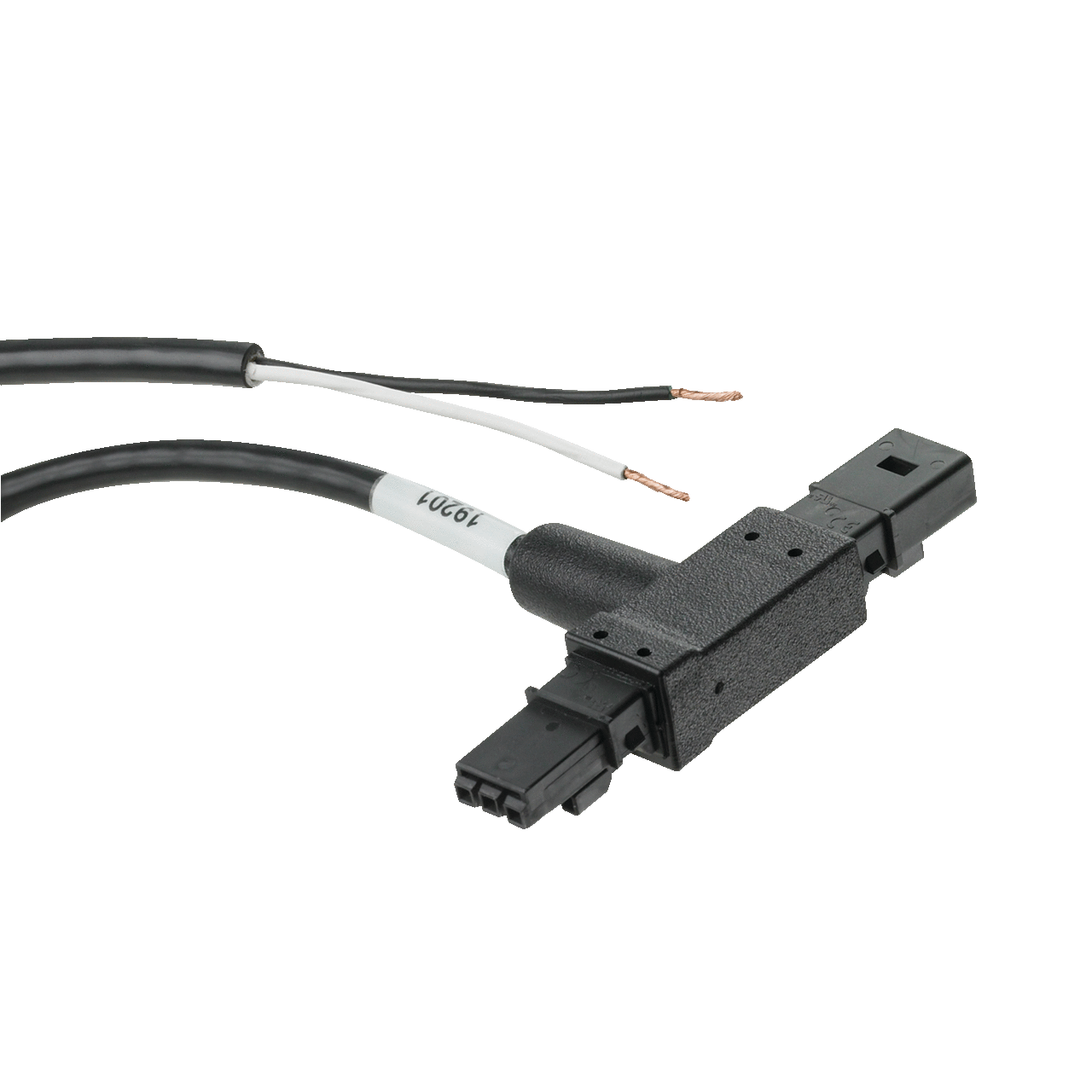 Door Switch Cable for PaneLite Enclosure Light, 18 inch, Black, Copper