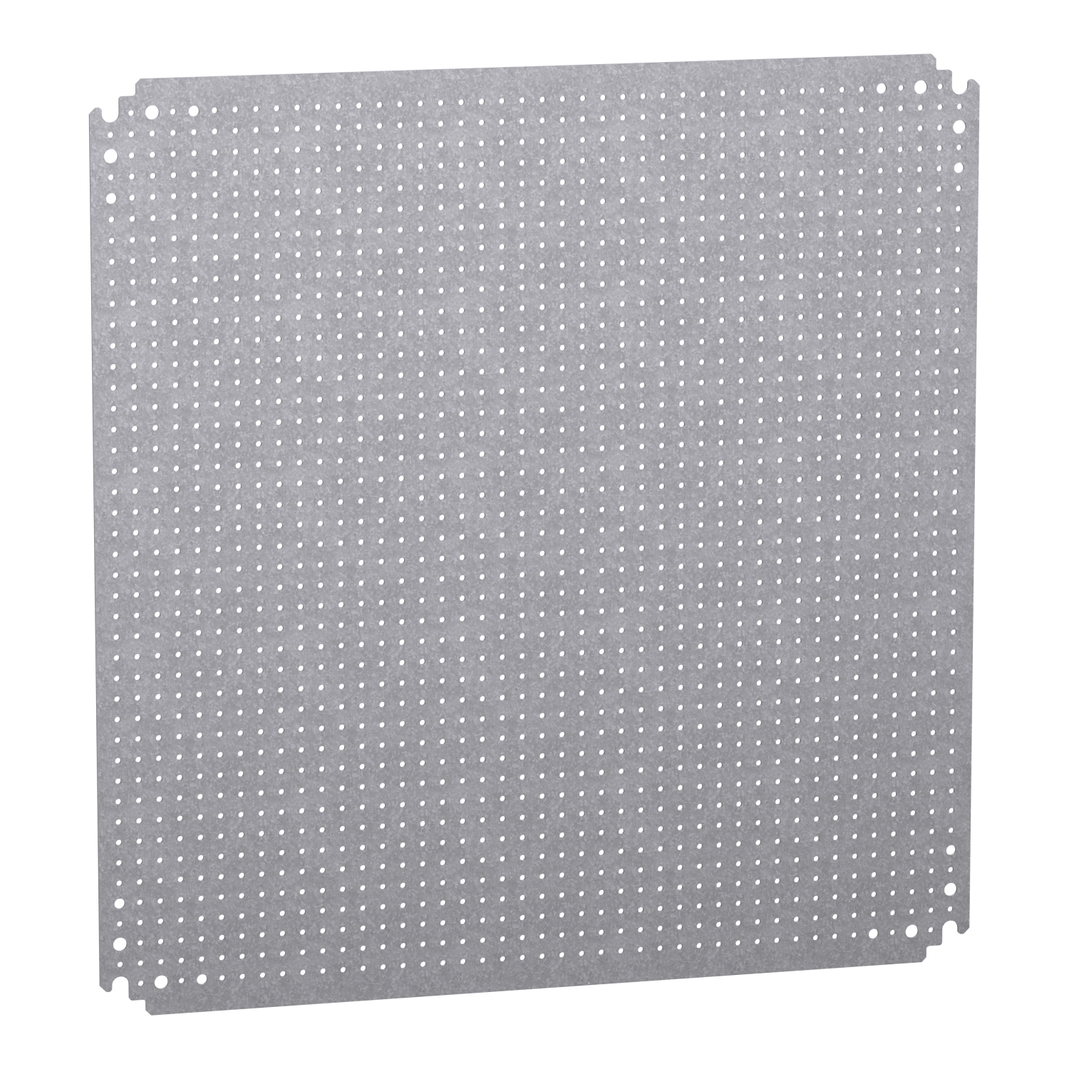 Microperforated mounting plate H600xW600 w/holes diam 3,6mm on 12,5mm pitch