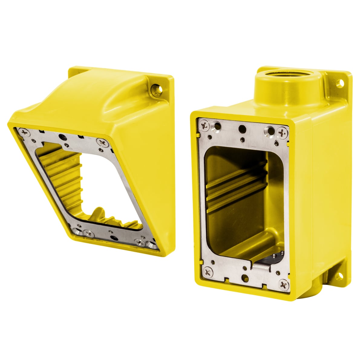 Watertight Series, FD Box, 3/4" NPT,Yellow, NPT