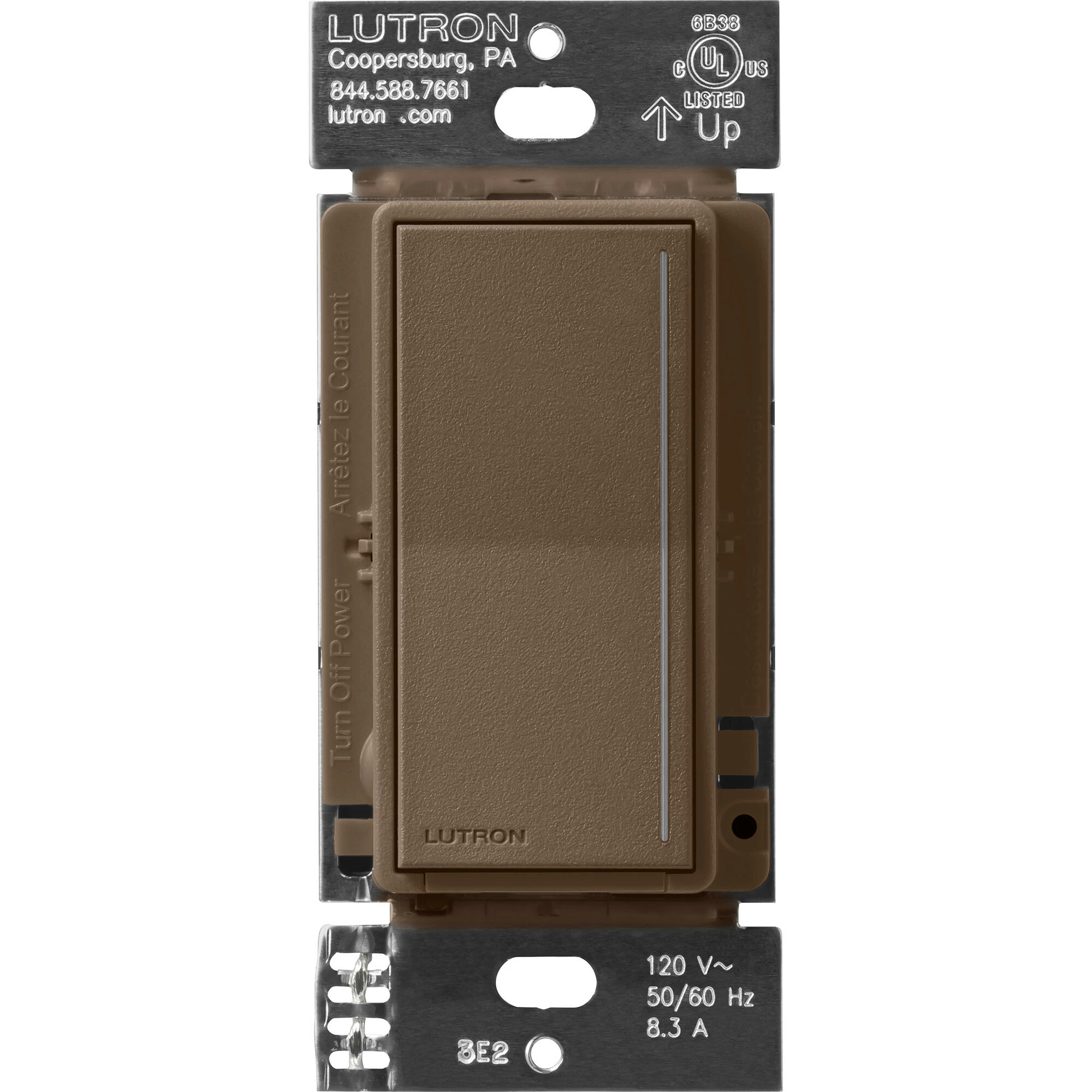 Sunnata Companion Dimmer Switch, for use only with Sunnata Pro LED+ Dimmer Switches, Espresso
