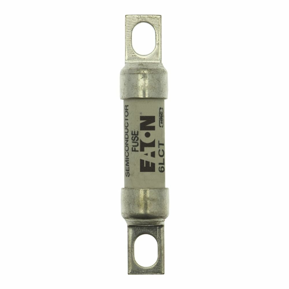 Eaton Bussmann series high speed British standard fuse, 6A, 240 VAC/150 VDC (IEC), 250 VAC/150 VDC (UL), Class aR, Breaking capacity 200 kA RMS Sym., 50 kA DC at 150 VDC