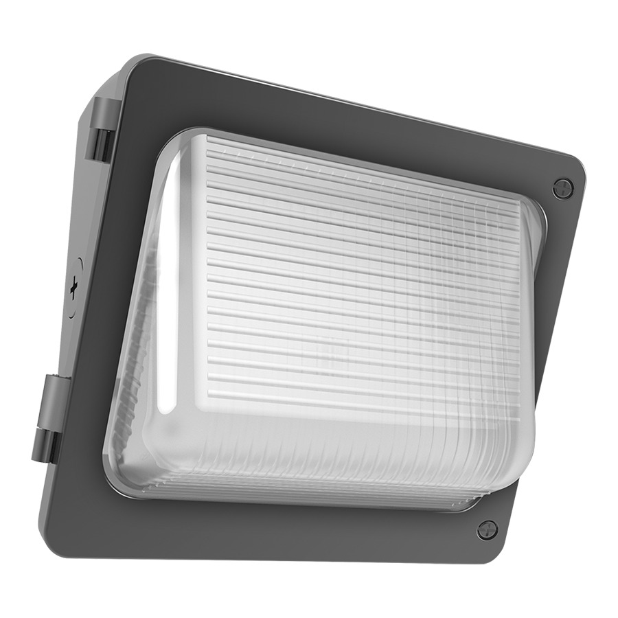 W34 Wallpack 33W,3600Lm LED, 120-277V, 5000k, 80 CRI photocell(120-277V), Bronze