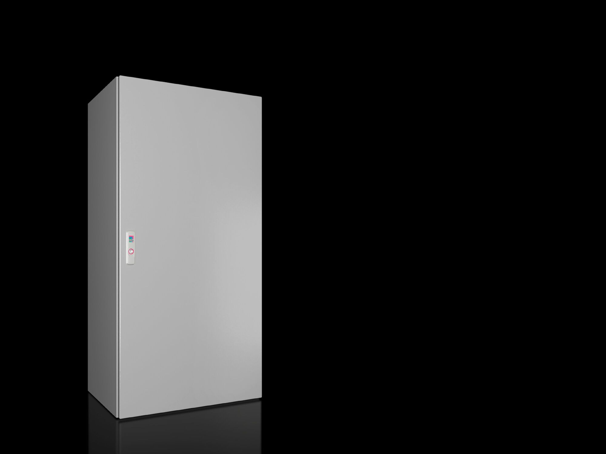 AX Compact enclosure, WHD: 600x1200x400 mm, carbon steel, with mounting plate, single-door, with 3-point lock system