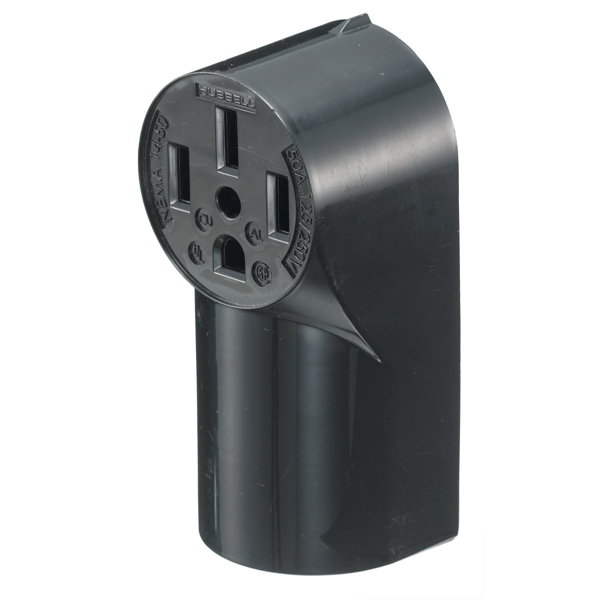 tradeSELECT Straight Blade Residential Grade, Single, 50A 125/250V, 3-Pole 3-Wire Non-Grounding, 10-50R, Surface Mount