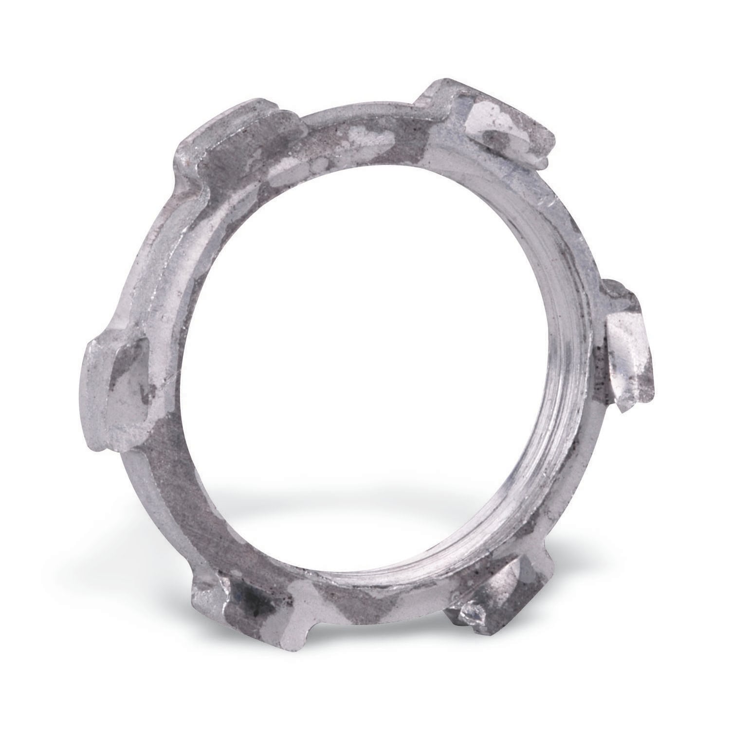 150 T&B Conduit Locknut, 4 in, For Use With Rigid/IMC Conduits, Malleable Iron