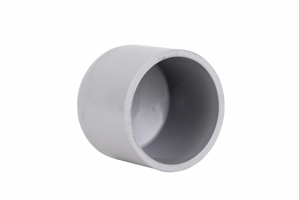 078319 End Cap, 2 in, For Use With Rigid PVC Conduit, PVC
