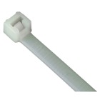 Cable Tie, Natural Polyamide (Nylon 6.6) for Temperatures up to 85 Degrees Celsius (185 F) for Indoor Applications, UL/EN/CSA62275 Type 2/21S Rated for AH-2 Plenum and as a Flexible Cable and Conduit Support, Length of 192mm (7.6 Inches), Width of 4.6mm (0.18 Inches), Thickness of 1.5mm (0.06 Inches), Tensile Strength Rating of 222 Newtons (50 Pounds)