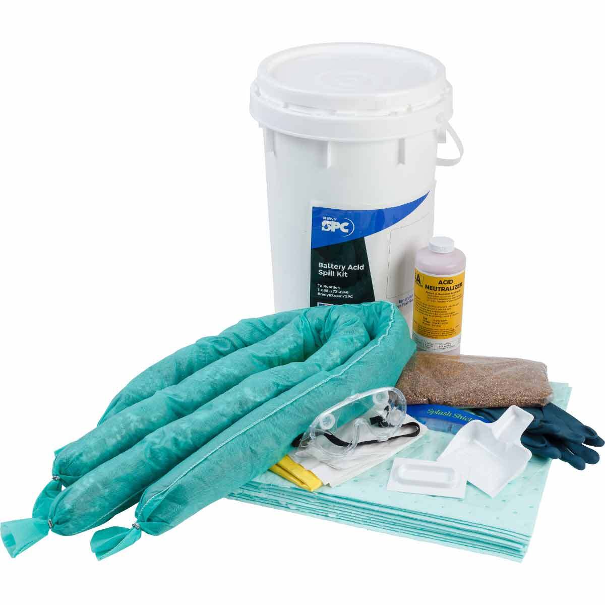(KIT) BATTERY ACID, 6.5 GAL SPILL KIT