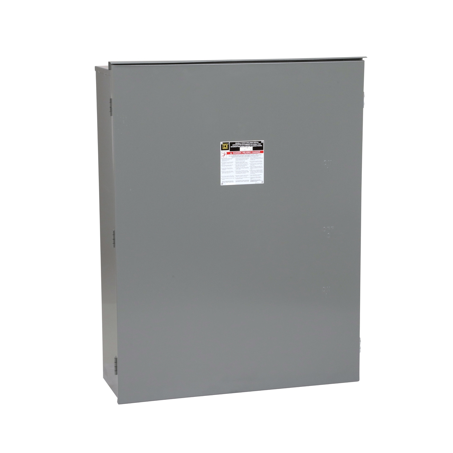 Safety switch, double throw, non fusible, 4 pole, 4 wire, 600VAC, 600VDC, 200A, Type 3R