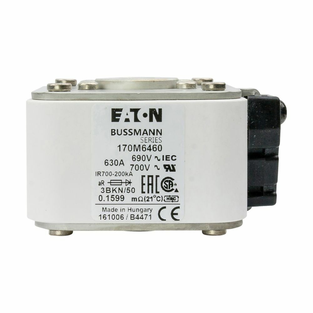 Fuse-link, high speed, 630 A, AC 690 V, size 3, aR, IEC, UL, type K indicator