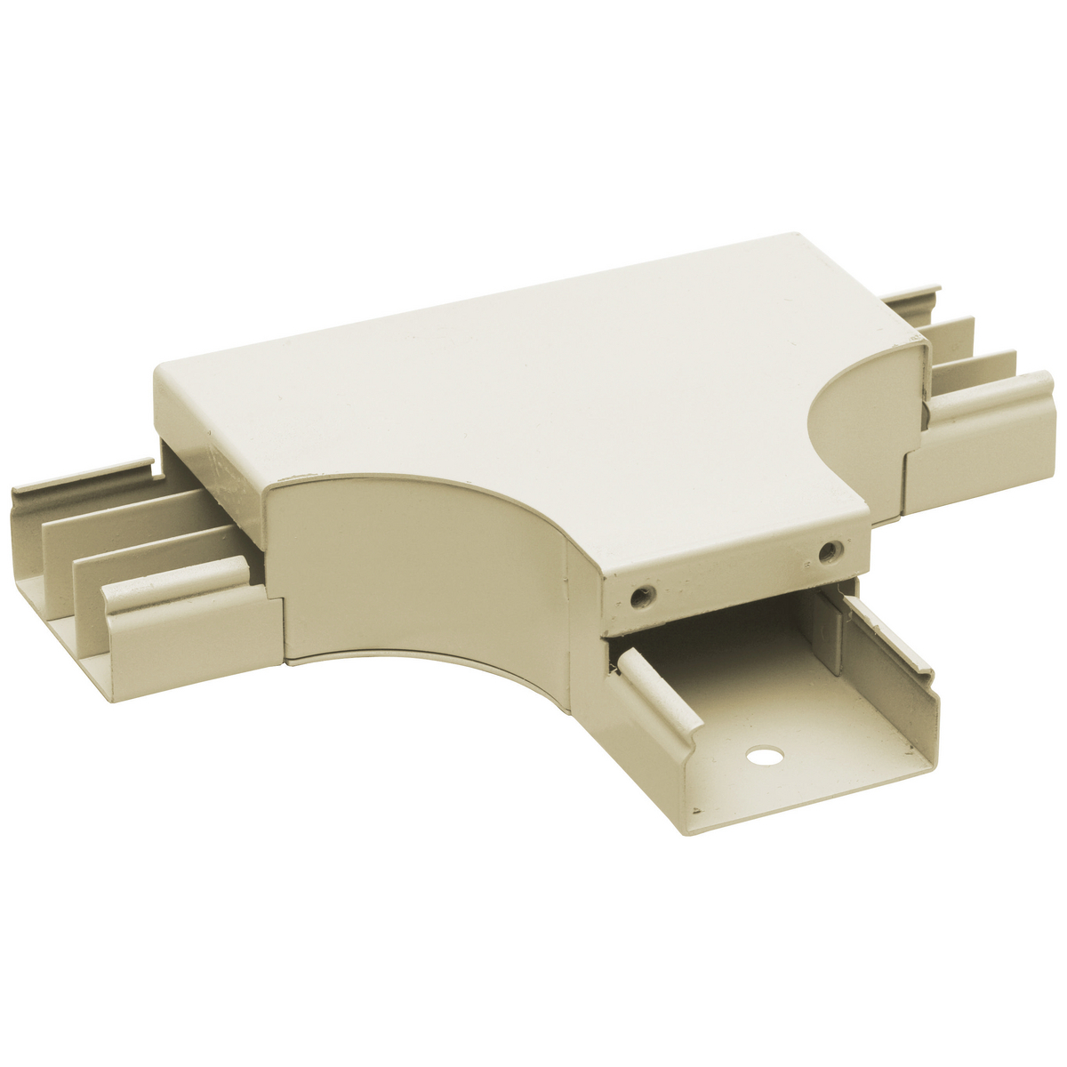 Raceway Products, Metallic, HBL2400/HBL2400D Series, Divided Tee Fitting, Ivory