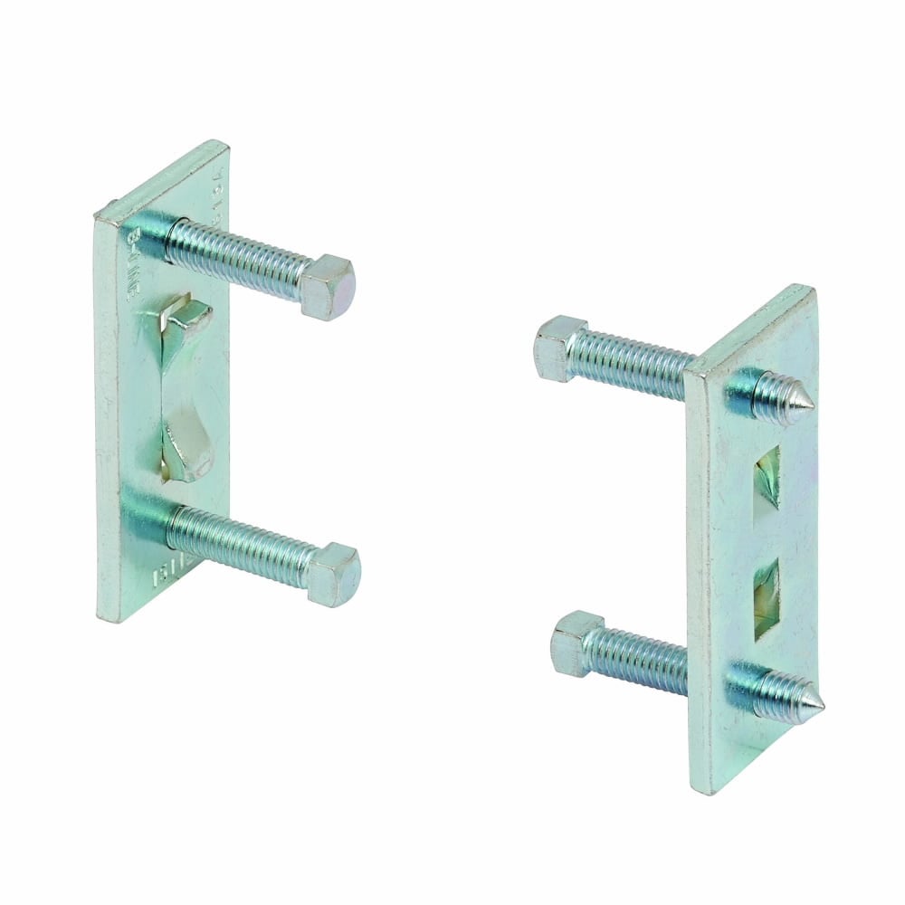 Eaton B-Line series column support for B52, 3.5" H x 3.5" L x 1.6250" W, Steel, 800 Lbs load cap, 3/8" screw, Column support for B22