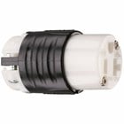 20amp 125v, Straight Blade Connector, 2pole 3wire, Black & White