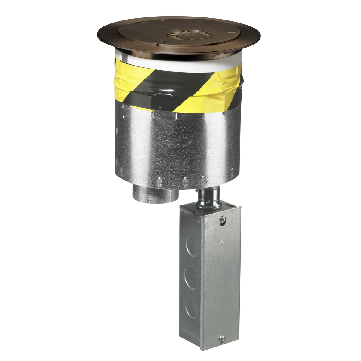 Fire Rated Poke Throughs, Recessed 6" Series, Kit, (1) S1R6PTFIT, (1) S1R6SPD, (1) S1R6SPE, (1) S1R6SPH, (1) S1R6CVRBRZ
