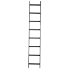 NEXTFRAME Ladder Rack, Straight Section, 10' x 24", Black
