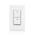 Provolt Low Voltage Switch, 1 Button. Compatible With 2 Button Color Change Kits (RDGSW-2EX), White, Includes A Matching Screwless Snap-on Wall Plate.