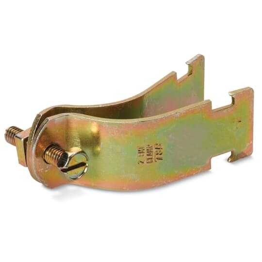 Pipe Strap, 12 Gauge, 2-1/2 Inch Pipe Size, Stainless Steel, For use with Rigid Conduit, IMC, and Pipe