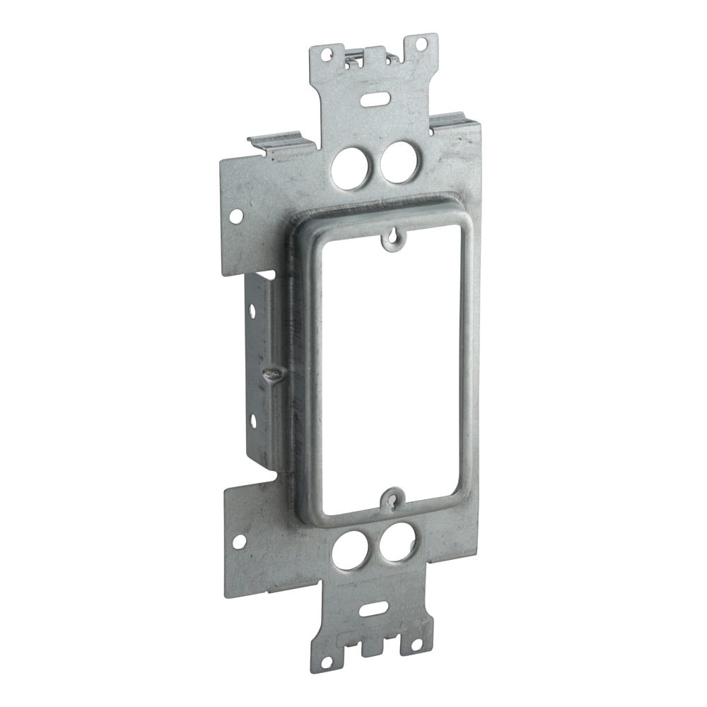 Low Voltage Mounting Plate for Heavy Duty Telescoping Bracket, 1 Gang