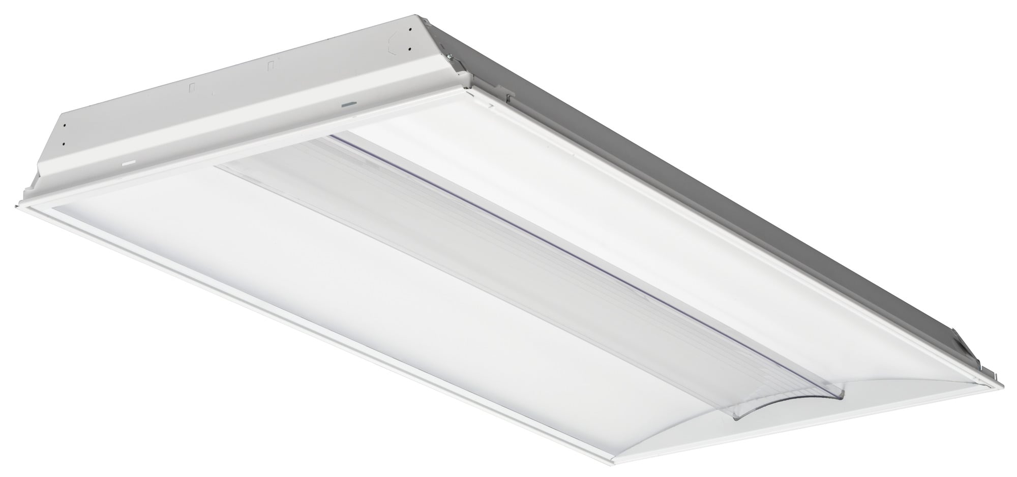 Architectural 2x4 LED troffer, Nominal 4800 lumens, eldoLED dimming 1pct, 80+ CRI, 4000K, SKU - 231NMF