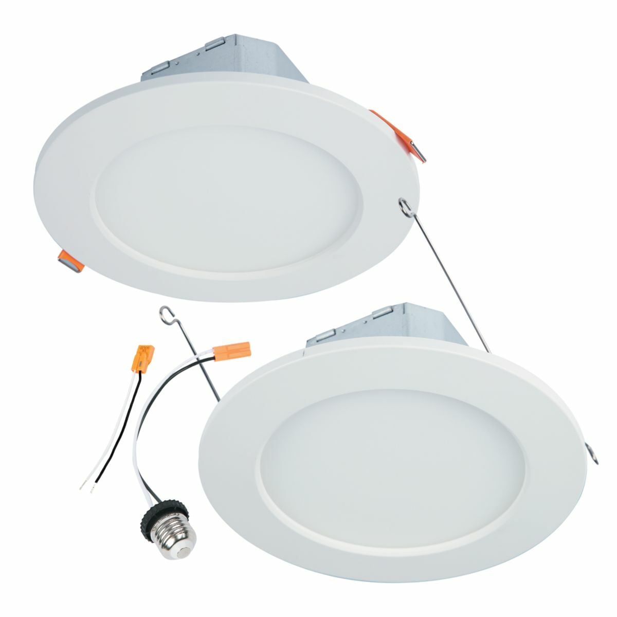 6 inch 2-in-1 Installation 900lm, 5CCT, integrated JBox, Matte White
