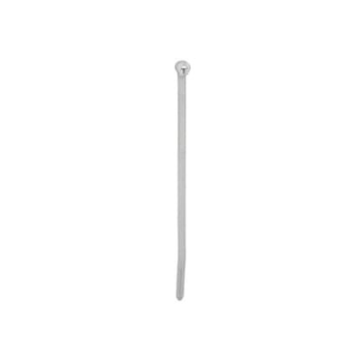 Cable Tie, Natural Polyamide (Nylon 6.6) for Temperatures up to 85 Degrees Celsius (185 F) for Indoor Applications, UL/EN/CSA62275 Type 2/21 Rated for AH-2 Plenum, Length of 170mm (6.7 Inches), Width of 2.3mm (0.09 Inches), Thickness of 1.1mm (0.04 Inches), Tensile Strength Rating of 80 Newtons (18 Pounds)