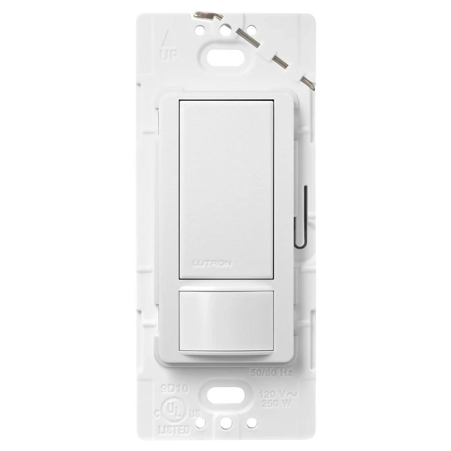 Lutron Maestro 5 Amp Single-Pole or Multi-Location Motion Sensor Switch, Snow