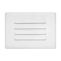 15803 Series 10 in. Louvered Glass Step Light Faceplate Cover