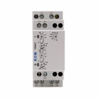 Eaton 7-function universal TR series timing relay, style terminals, 12-240 Vac/dc input voltage, Compact DIN rail mount, DPDT contact configuration, IP40 enclosure