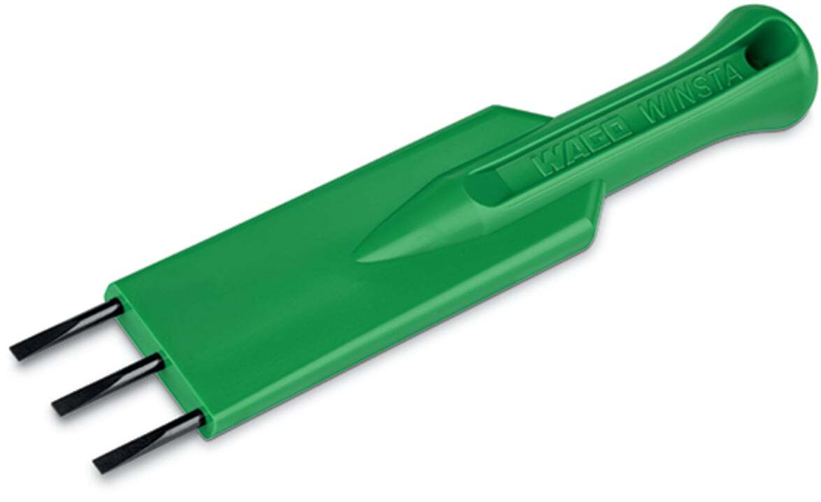 Operating tool; 3-way; green