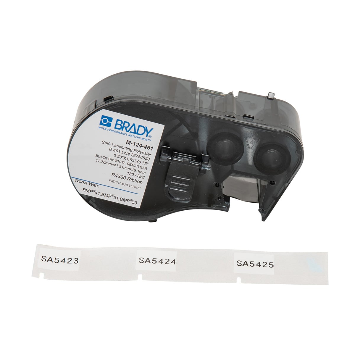 Label Polyester 0.5in x 1.65in 180/RL