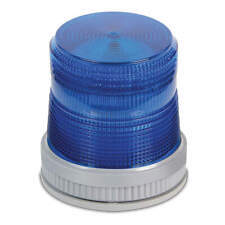 XTRA-Brite LED Dual-Mode Visual Indicator, Blue, 120V AC, 0.108A