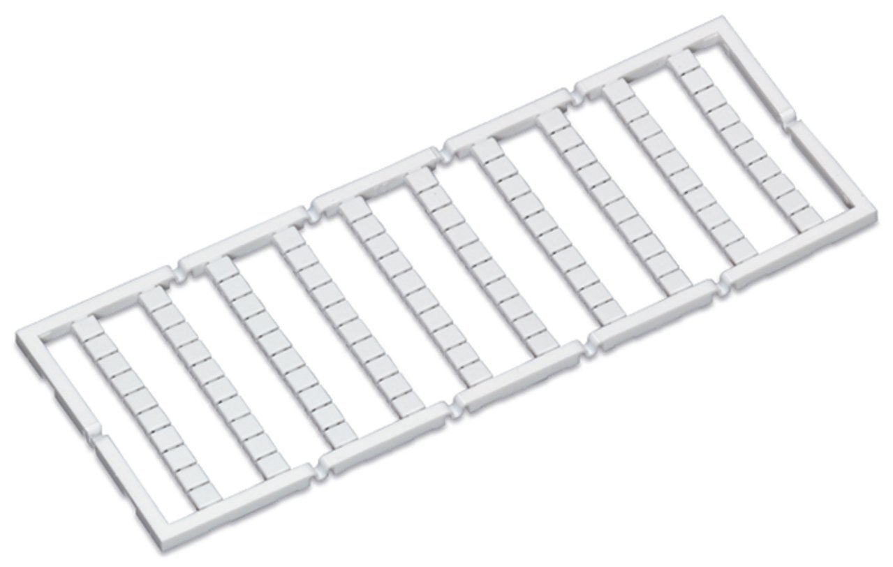 Mini-WSB marking card; as card; not stretchable; plain; snap-on type; white