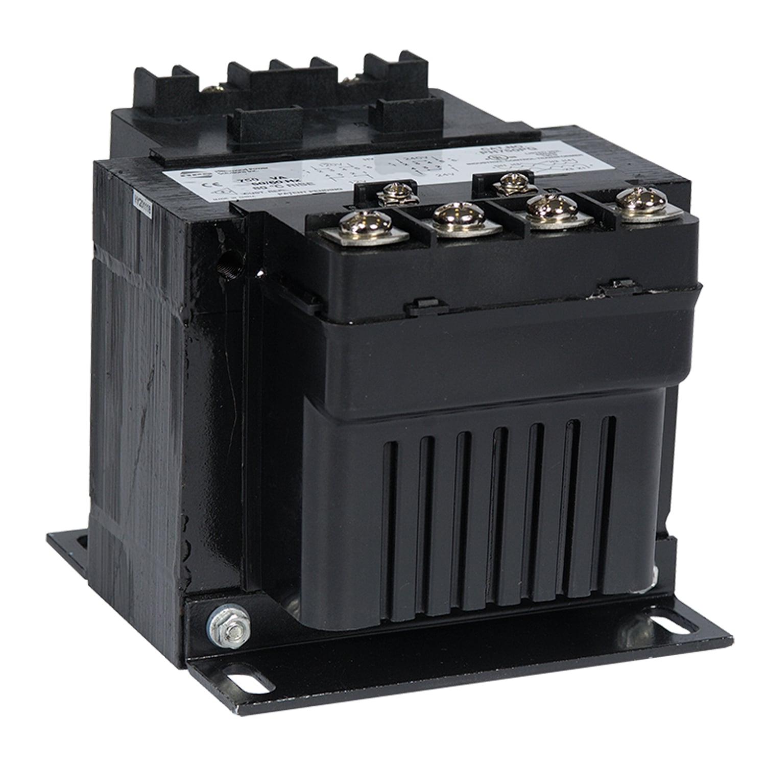 Machine Tool Rated Molded Industrial Control Transformer, 208x416 PV, 120x240 SV, 750VA