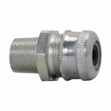 Eaton Crouse-Hinds series CGFP cable gland, Non-armoured and tray cable, Non-armoured gland, Feraloy iron alloy, Outer sheath min/max: 2.500-3.000", General purpose, 4" NPT