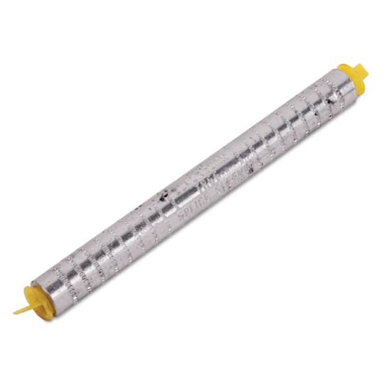 Aluminum 4-1/4 inch Service Entrance Compression Splice for Wire Range 2 ASCR, 2 Stranded, Dies: 5/8, TU, 8A, 243, 52.  Pre-filled with Oxide Inhibitor with Red Caps.    For Aluminum Conductors